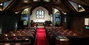 Greensted Church inside