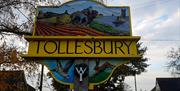 Tollesbury village sign