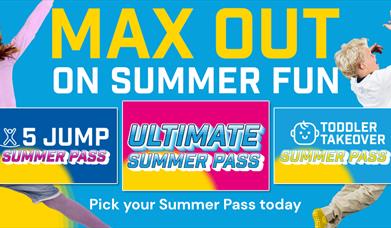 AirHop Ultimate, 5 Jump and Toddler Takeover Summer Passes