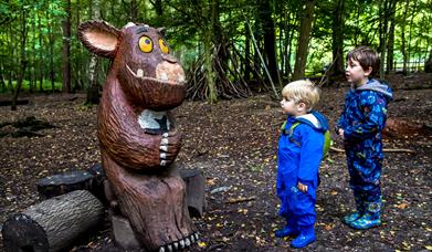 Two boys meet the Gruffalo's Child