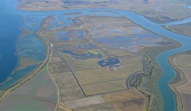 Aerial view of Wallasea Island