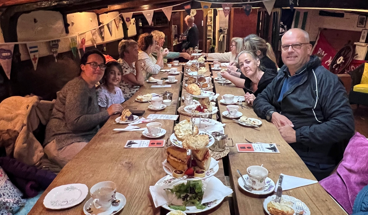 Below deck of Thames Sailing Barge Bread & Roses Below deck of Thames Sailing Barge Bread & Roses