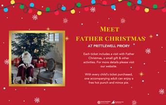 Meet Father Christmas at Prittlewell Priory