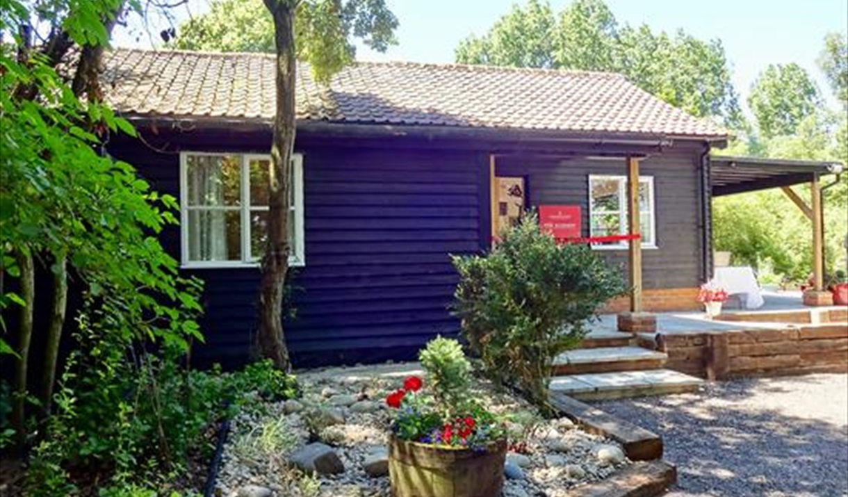 The Secret Sconery tea room barn tucked out of sight in White Roding The Secret Sconery tea room barn tucked out of sight in White Roding