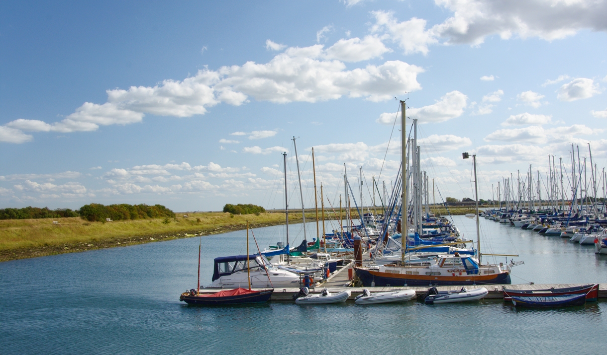 Burnham boats and quayside