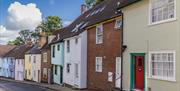 Colourful Houses in the Dutch Quarter Colchester