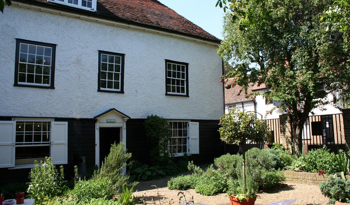 Epping Forest District Museum garden, where the workshop will take place.