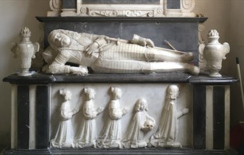 The tomb of Sir Henry Audley.