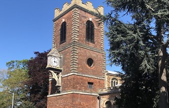 St Peter's Church tower and clock