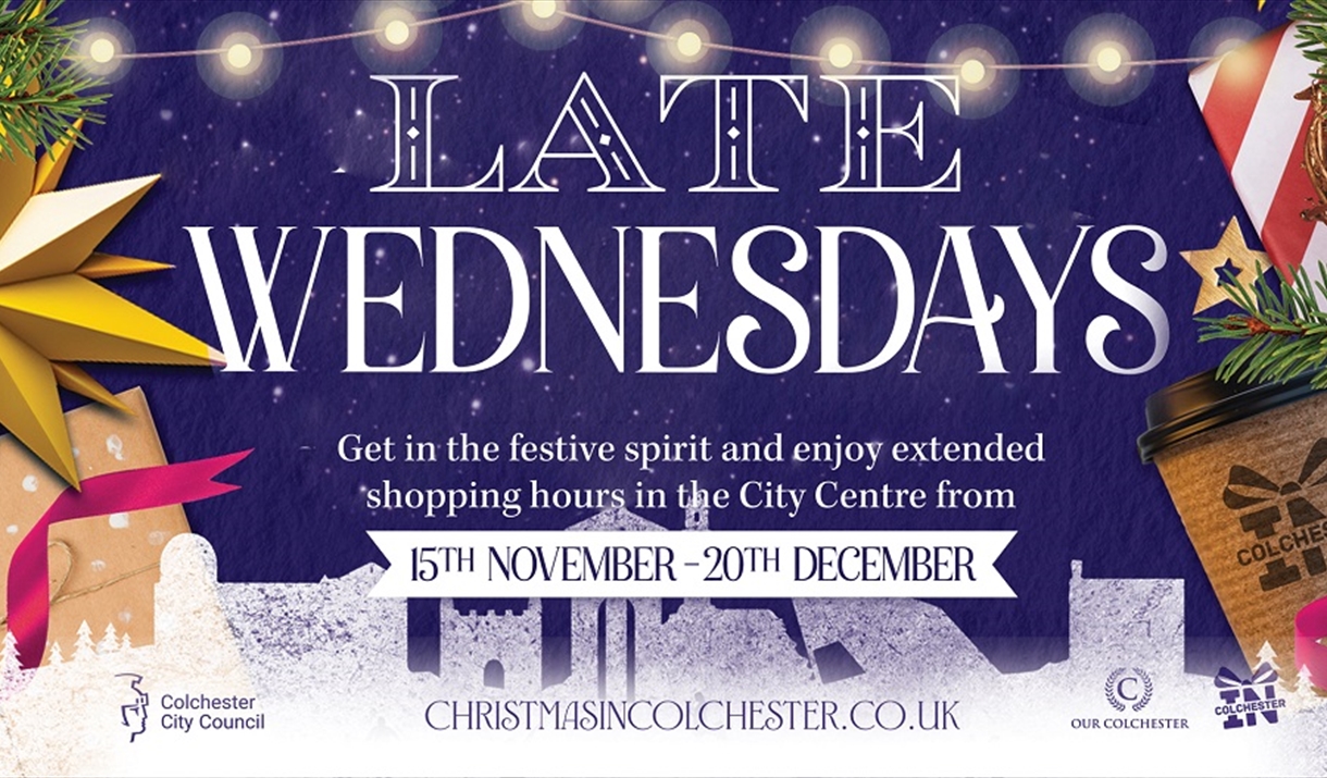 Late Wednesdays promotional graphic