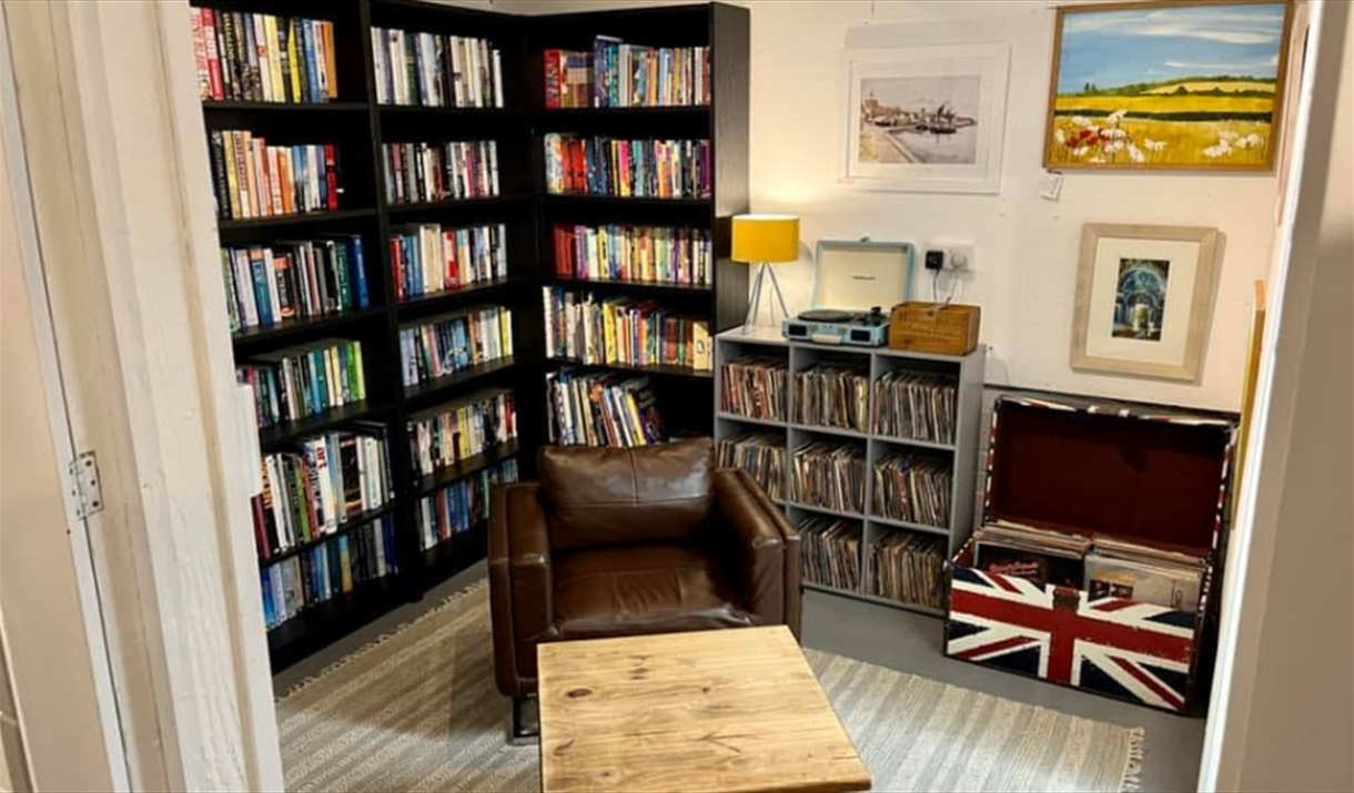 Shelves of Books at Bloomsbury Art Cafe & Bookshop