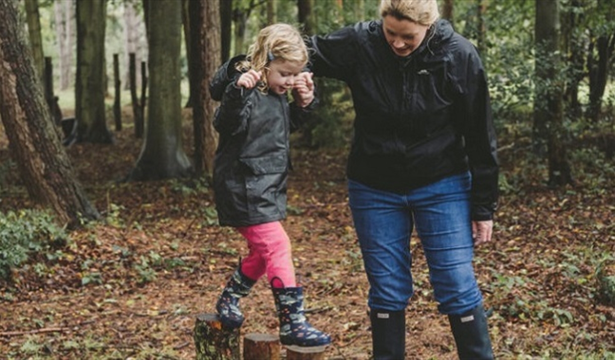 Girl in the woods