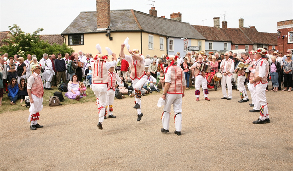 Picture of Morris men dancing