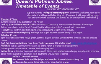 Birdbrook Celebrates the Queen's Platinum Jubilee