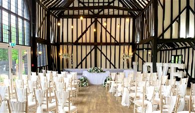 The Rose Barn - Indoor Ceremony