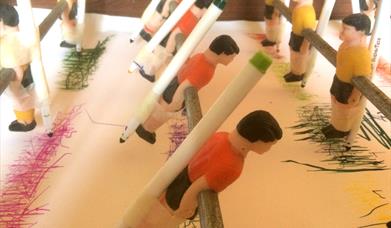 The Table Football Drawing Machine