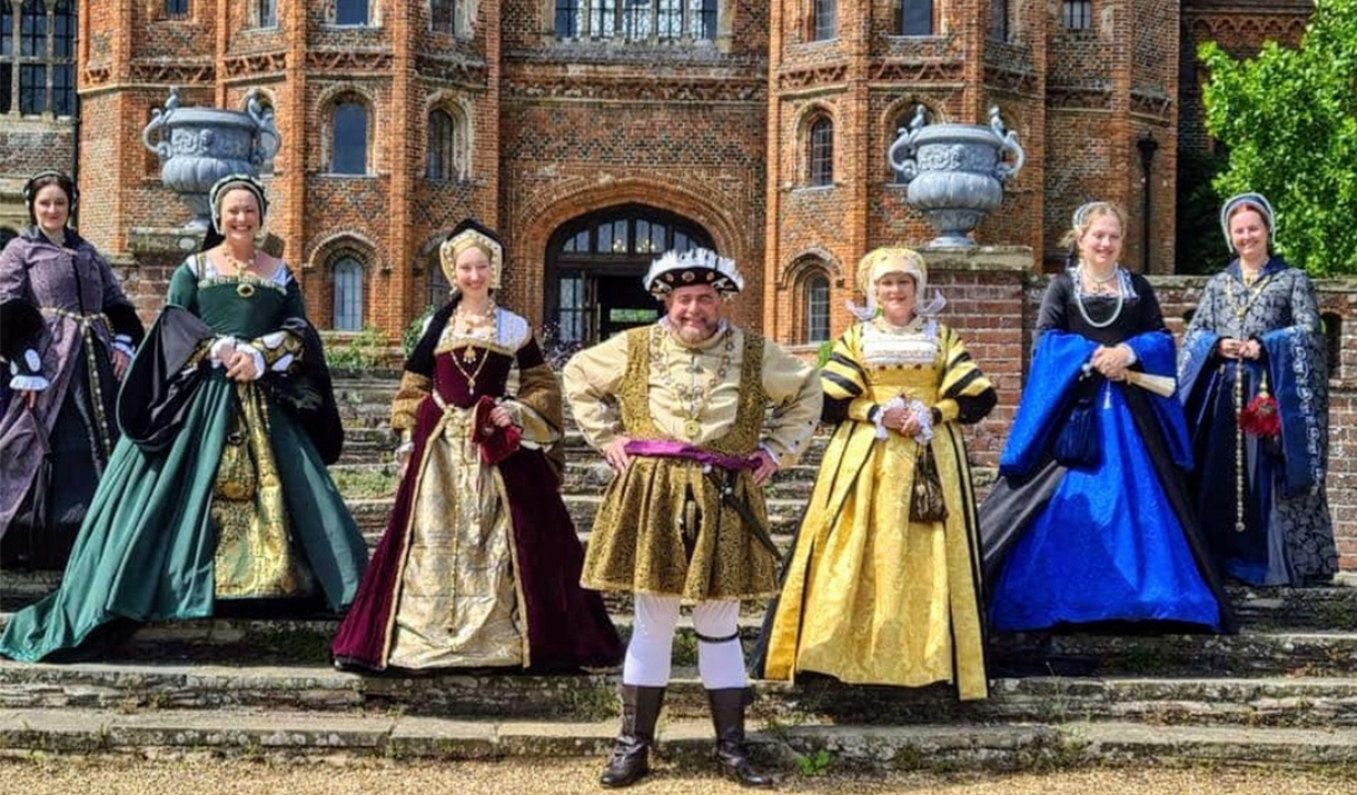 Henry VIII and his 6 wives at Layer Marney Tower