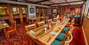 Tables at The Granary Restaurant, Mersea Island, Waldegraves Holiday Park