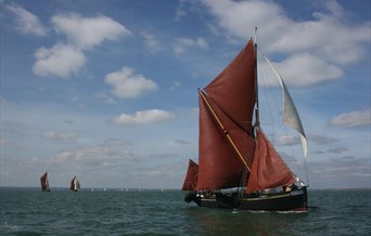 Centaur Thames Sailing Barge in full sail