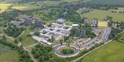 Aerial Shot of The University of Essex Colchester Campus