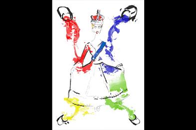 A Splash of Royal Colour