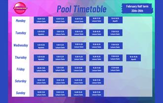 Enjoy a dip in the pool at Dimensions