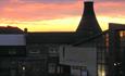 Dudson Museum at twilight