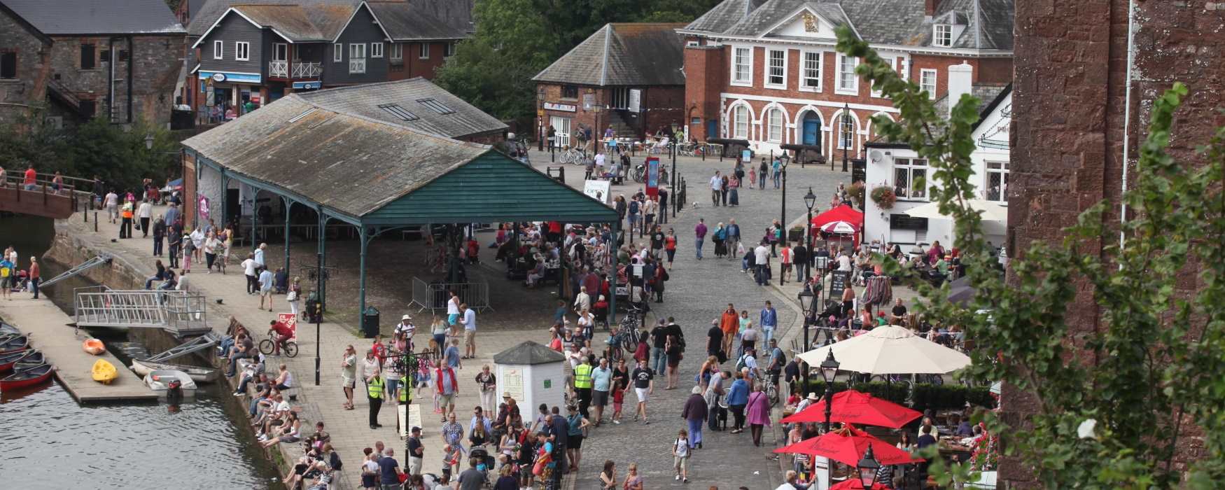 Events on Exeter Quayside