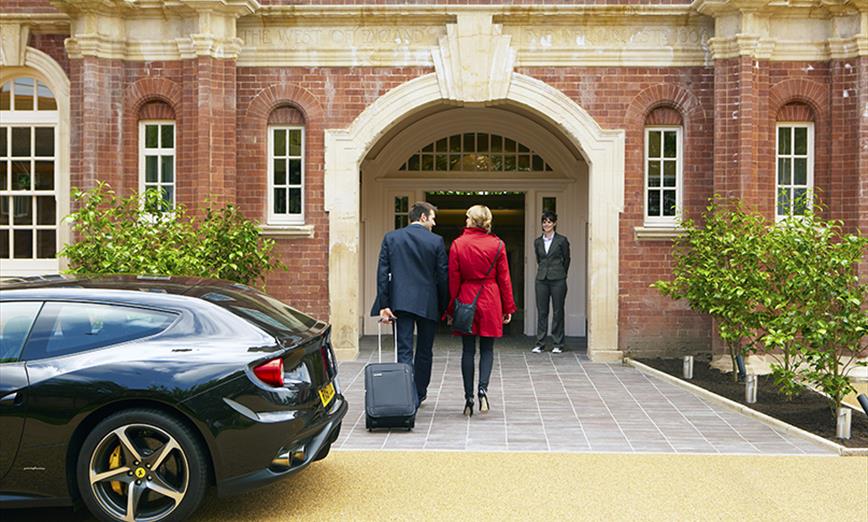 People entering Hotel Du Vin
