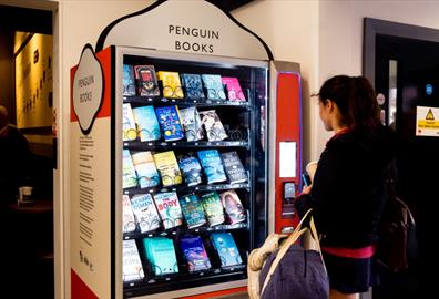 Guest blog: Introducing Exeter St David's book vending machine