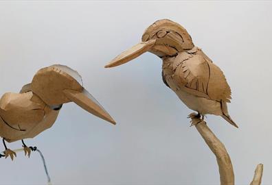 Cardboard Kingfisher Workshop