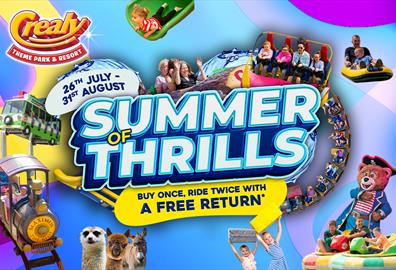 Summer thrills at Crealy Theme Park