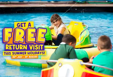 Free return visit to Crealy Theme Park this summer.