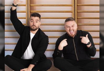 Two Mr P's in a Podcast Live