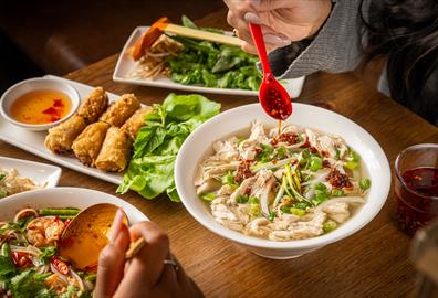 authentically prepared Vietnamese food