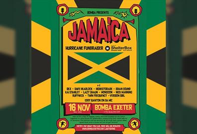 Jamaica Hurricane Fundraiser w/ Shelter Box Bomba Exeter