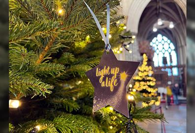 Hospiscare's Light Up A Life At Exeter Cathedral