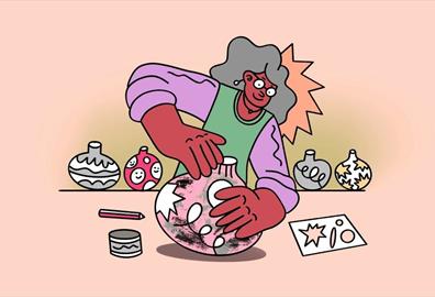 Grayson Perry-inspired Ceramic Vase Workshop with artist Scotty Gillespie