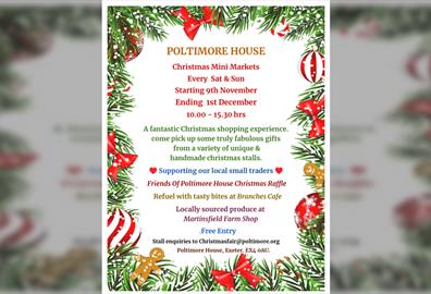 Poltimore House Mini Christmas Market