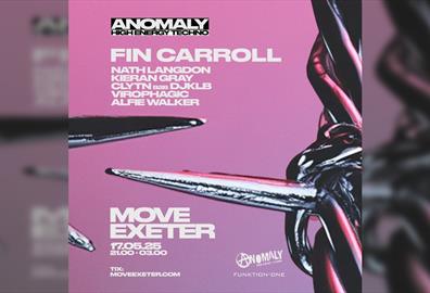 Anomaly Presents: Fin Carroll // Hard Techno // Sat May 17