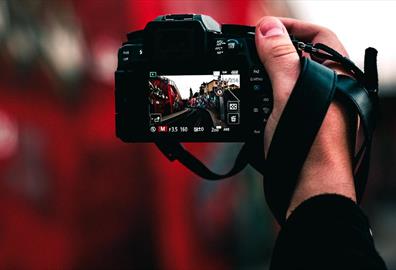 Black camera