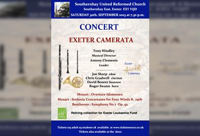 Exeter Camerata Autumn Concert
