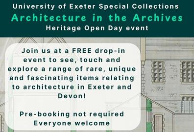 Heritage Open Day event: 'Architecture in the Archives'