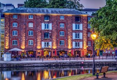 On the Waterfront, Exeter - taken from across the Quay