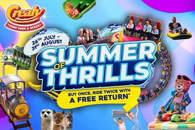 Summer thrills at Crealy Theme Park