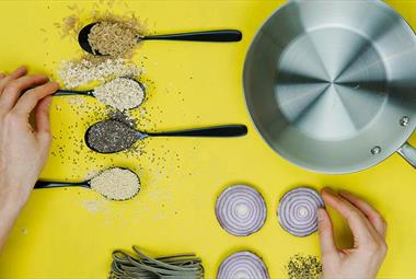 Cooking pot and ingredients