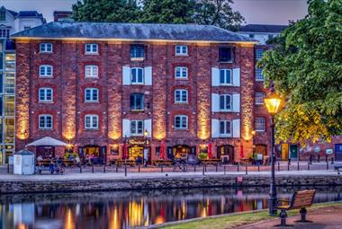 On the Waterfront, Exeter - taken from across the Quay