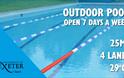Outdoor pool at Exeter University