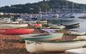 Teignmouth River Beach with boats