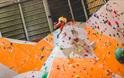 Quay Climbing Centre image taken from the bottom of the wall